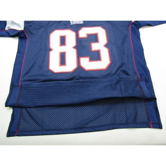Wes Welker Jersey New England Patriots Mens 52 On Field Reebok NFL